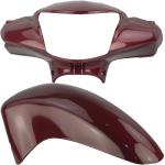 Kit Carenagem Frontal Biz 125 KS ES 2013 2014 2015 Vermelho Pimenta