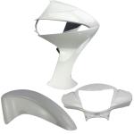 Kit Carenagem Frontal Biz 110 2015 2016 2017 Branco