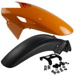Paralama Dianteiro Com Suporte Titan Fan 160 2025 Laranja