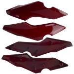 Carenagem Lateral Farol Titan Fan 160 2025 2026 Vermelho Pimenta