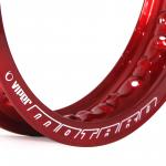 Aro Alumínio Motard 17 X 2.15 Viper Biz Pop Bros - Vermelho