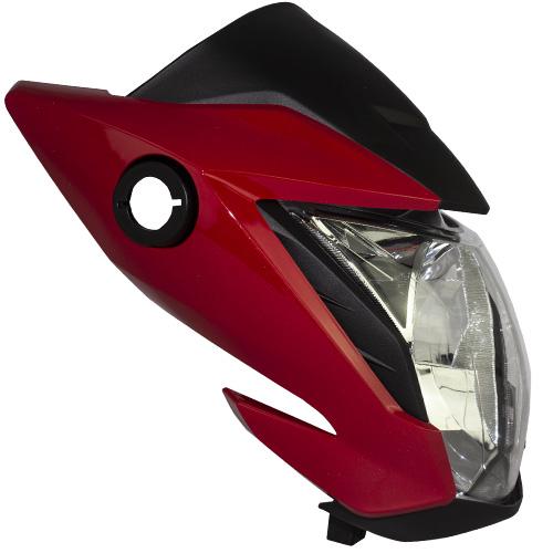 Frente Farol Titan 160 2022 2023 Vermelho