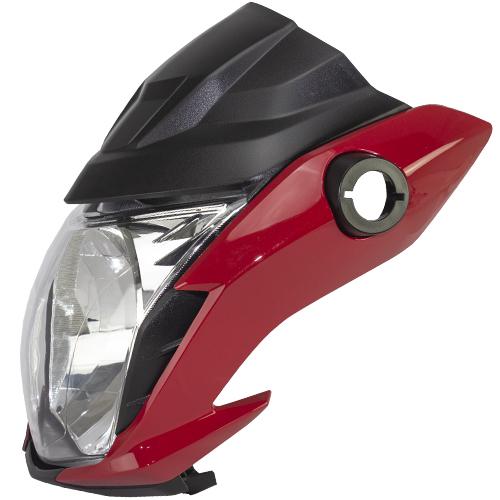 Frente Farol Fan 160 2022 2023 Vermelho