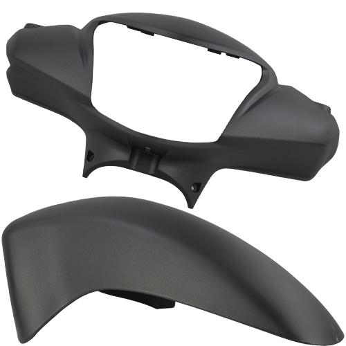 Kit Carenagem Frontal Biz 125 2015 Cinza