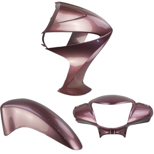 Kit Carenagem Frontal Biz 125 2014 2015 Rosa Jelly