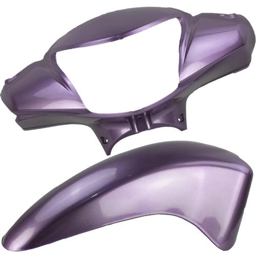 Kit Carenagem Frontal Biz 125 2012 2013 Rosa Gloss
