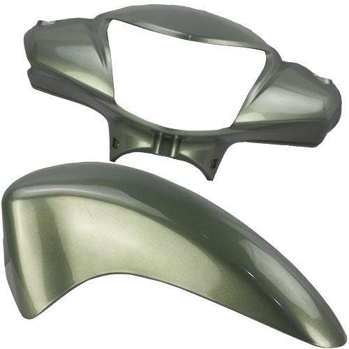 Kit Carenagem Frontal Biz 125 2011 Verde