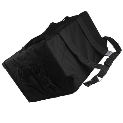 Bau Mochila De Pizza ou Lanche BIG - Preta