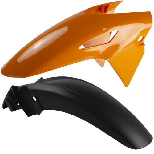 Paralama Dianteiro Com Suporte Titan Fan 160 2025 Laranja