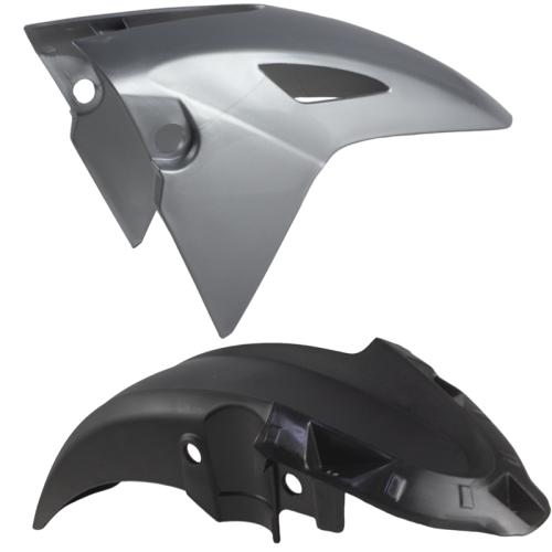 Paralama Dianteiro CG 160 Fan Titan 25-25 Adpatavel 2014 Ate 204 - Prata Force