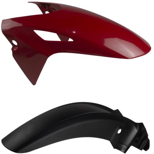 Paralama Dianteiro CG 160 Fan Titan 25-25 Adpatavel 2014 Ate 204 - Vermelho Guarau
