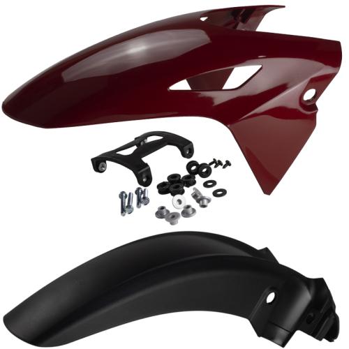 Paralama Dianteiro CG 160 Fan Titan 25-25 Adpatavel 2014 Ate 204 - Vermelho Marrakesh
