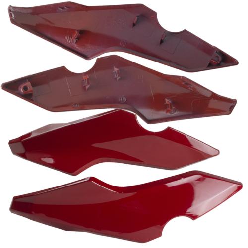 Carenagem Lateral Farol Titan Fan 160 2025 2026 Vermelho Maceio
