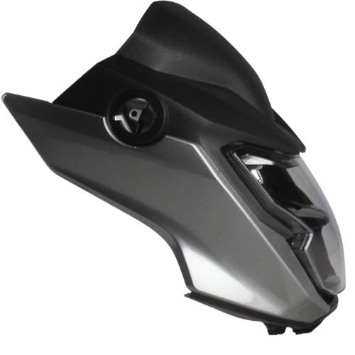 Farol De LED Titan 160 2025 2026 Prata Metalico