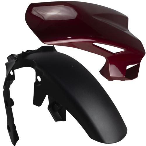 Paralama CB 300F Adptavel Fan Titan 160 2025 2026 Vermelho Maceio