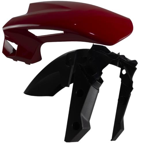 Paralama CB 300F Adptavel Fan Titan 160 2025 2026 Vermelho Marakesh