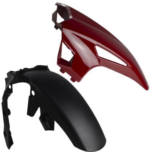 Paralama CB 300F Adptavel Fan Titan 160 2025 2026 Vermelho Marakesh
