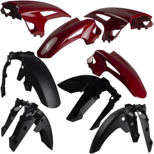 Paralama CB 300F Adptavel Fan Titan 160 2025 2026 Vermelho Pimenta