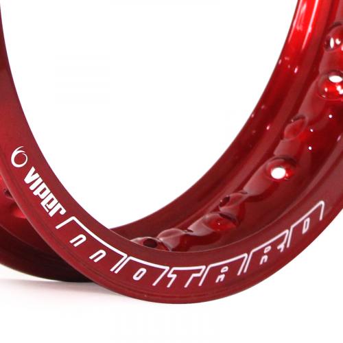 Aro Alumínio Motard 17 X 2.15 Viper Biz Pop Bros - Vermelho